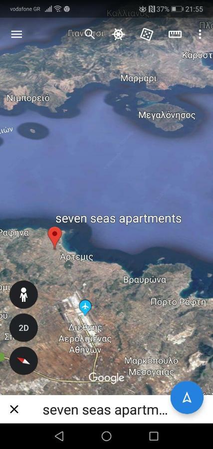 Seven Seas Apartments Artemida  Zewnętrze zdjęcie